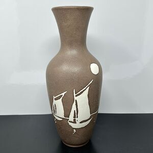 MCM sailing boat vase